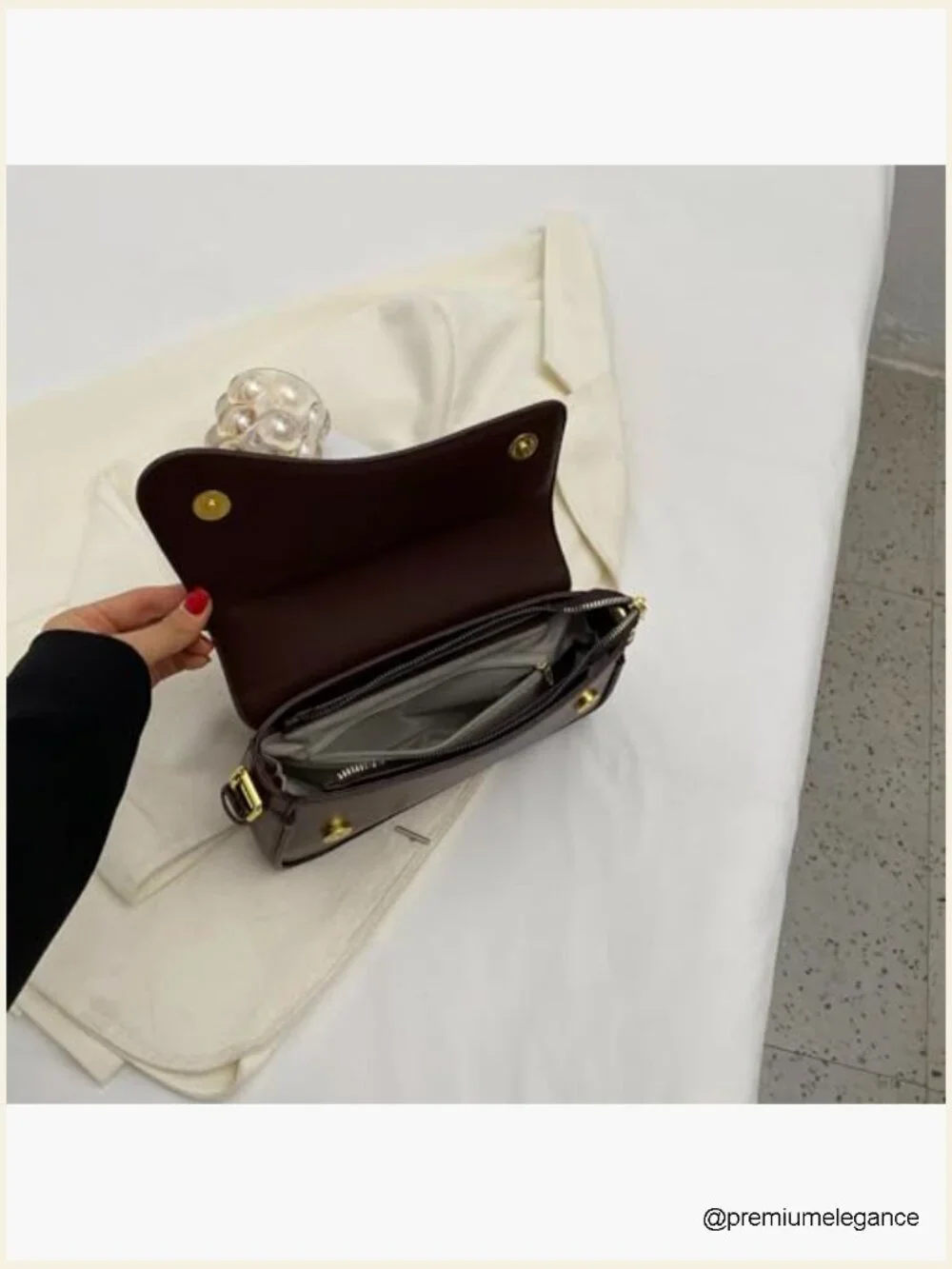 Y2K Crossbody Vegan Leather Hobo Bag with Removable Straps
